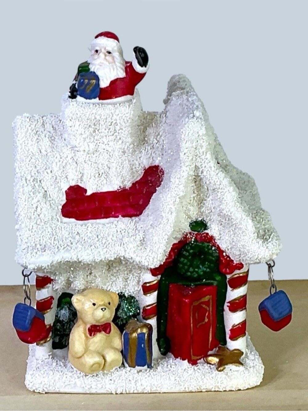K’s Collection Christmas Village Santa Snow House Vintage Collectible 1990’s - Picture 16 of 16